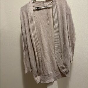 American Eagle Outfitters Light Tan Cardigan